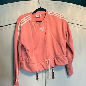 adidas pink sweatshirt